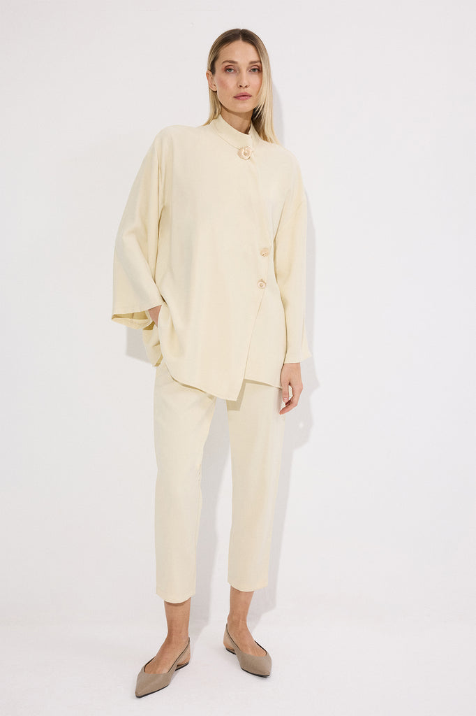 ASSYMMETRICAL BUTTONED SET