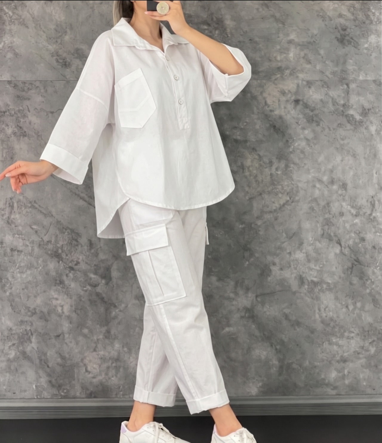 Behtareen aur Aaramda Green Linen Co-ord Set