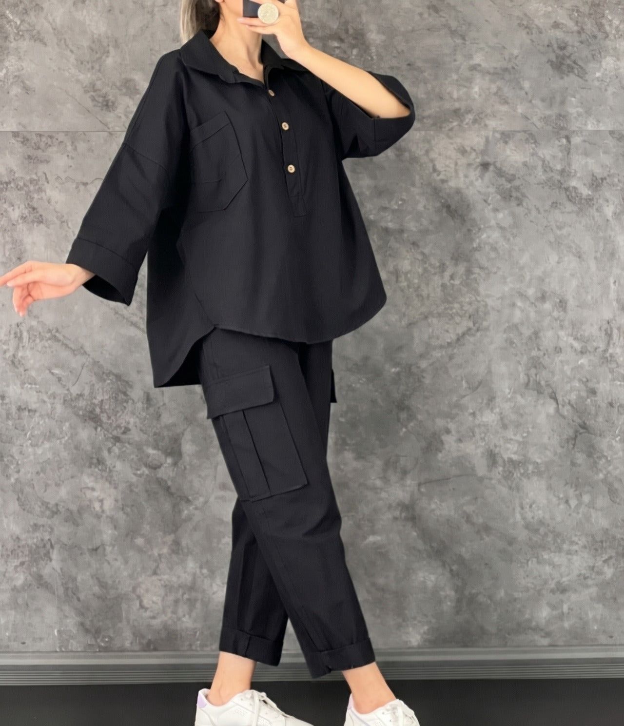 Behtareen aur Aaramda Green Linen Co-ord Set