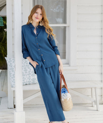 Harbor Gauze Button Down Shirt